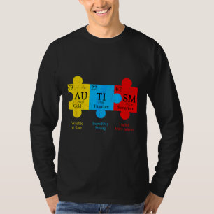 Coole Autismus Bewusstsein Monat Puzzle Stück Chem T-Shirt
