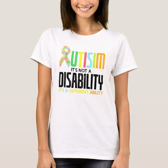 Coole Autismus ohne Behinderung nur ein anderes Kr T-Shirt (Vorderseite)