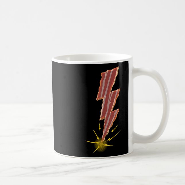Coole Bacon Design für Männer Frauen Kinder Fleisc Kaffeetasse (Rechts)