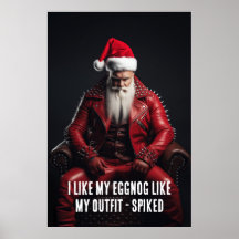 Coole Badass Santa - Spiked Eggnog Spikes Outfit