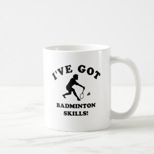 coole Badmintonentwürfe Tasse