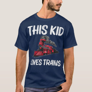 Coole Bahn S Boys Eisenbahn Öffentlicher Verkehr T-Shirt