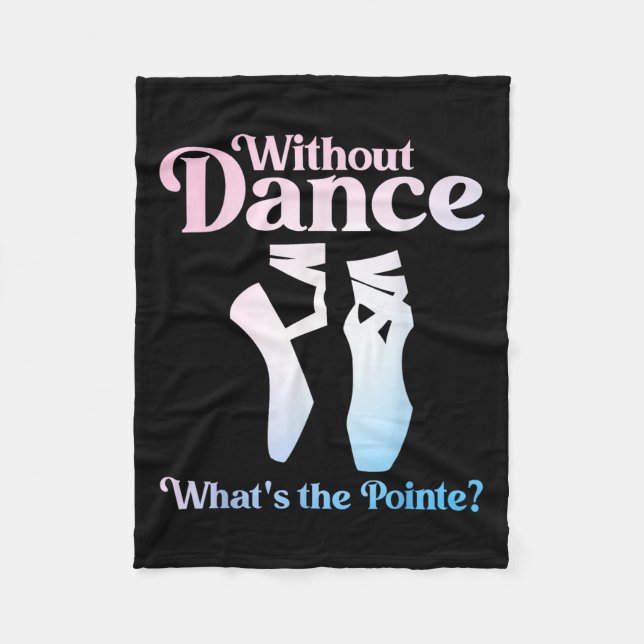 Coole Ballet für Frauen Ballet Fleecedecke (Vorderseite)