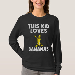 Coole Banane für Kinder Jungen, die gelb süß trink T-Shirt