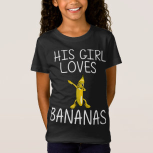 Coole Banane für Mädchen Kinderbettchen T-Shirt