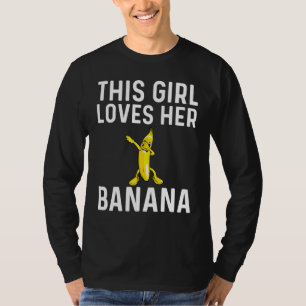 Coole Banane für Mädchen Kinderbettchen T-Shirt