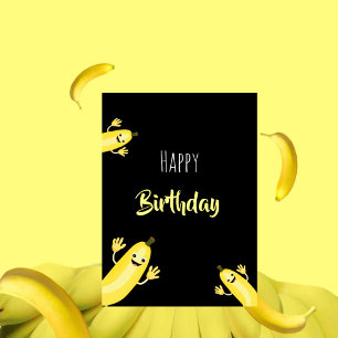 Coole Bananen Geburtstagskarte Feiertagskarte