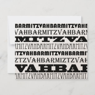 Coole Bar Mitzvah Einladung Danke