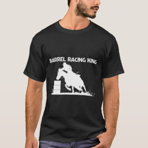 Coole Barrel Racing Art for Men Vater Horseback Ri T-Shirt