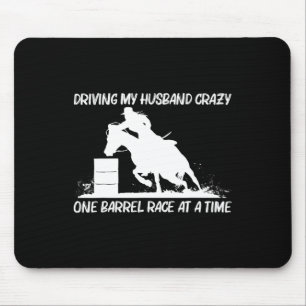 Coole Barrel Racing Art für Frauen Mama Pferderenn Mousepad