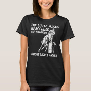 Coole Barrel Racing Für Frauen Männer Rodeo Pferd T-Shirt