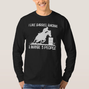 Coole Barrel Racing Kunst für Männer Frauen Reiten T-Shirt