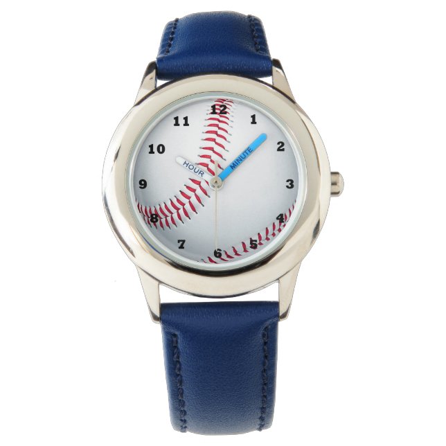 Coole Baseballsportarten Armbanduhr (Vorderseite)