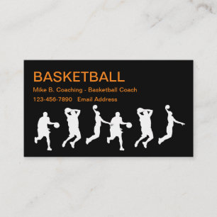 Coole Basketball-Coach Business Cards Visitenkarte