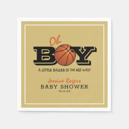 Coole Basketball "Oh Boy" Kinderdusche Serviette