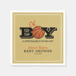 Coole Basketball "Oh Boy" Kinderdusche Serviette
