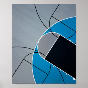 Coole Basketballarmatur Poster