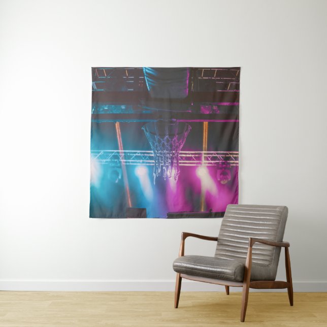 Coole Basketballarmatur Wandteppich (Beispiel)