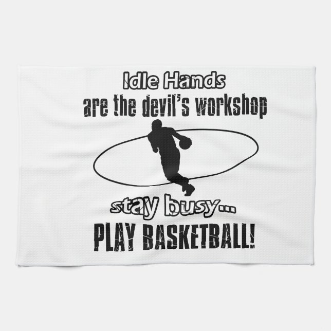 Coole Basketballentwürfe Handtuch (Horizontal)