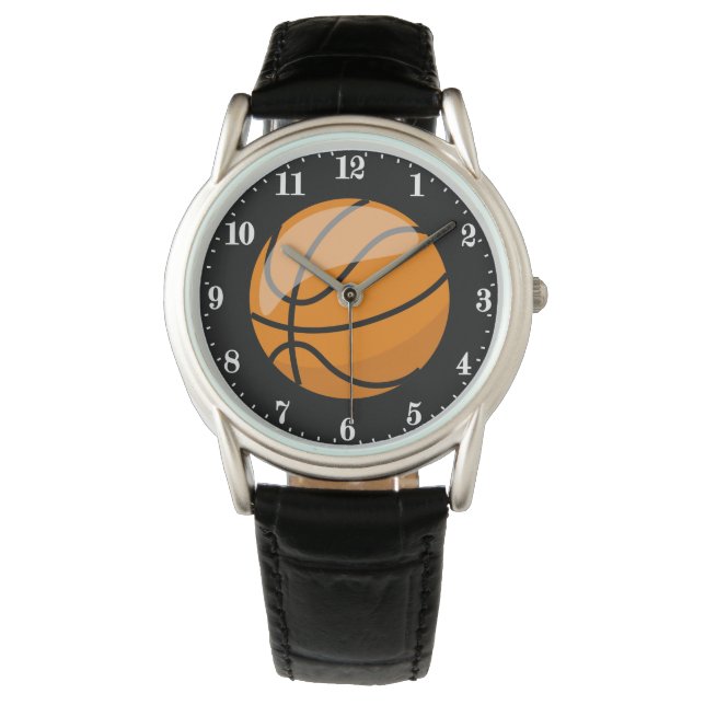 coole Basketballsportarten Armbanduhr (Vorderseite)