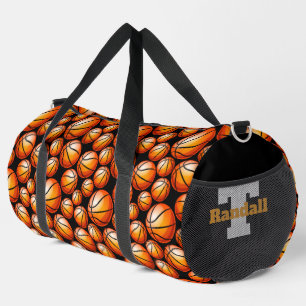 Coole Basketballsportler fügen Monogramm hinzu Duffle Bag