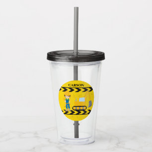 Coole Baubagger für kundenspezifische Kinder Acryltrinkbecher