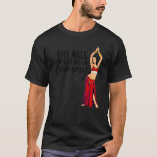 Coole Bauchmännchen Frauen arabischer Tanzschimmy T-Shirt