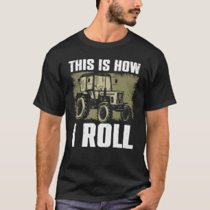 Coole Bauerntrappe Kunst für Männer Frauen Traktor T-Shirt