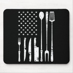 Coole Bbq-Grilldesigns für Männer Frauen Byrbecue Mousepad