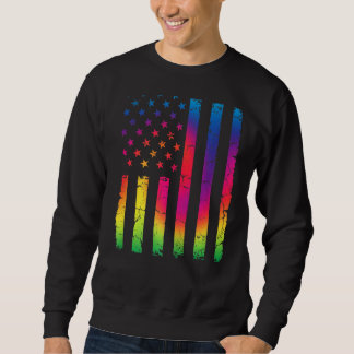 Coole beängstigende US-amerikanische Flagge für mi Sweatshirt
