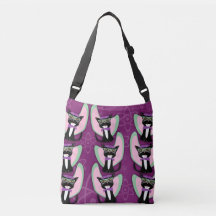 Coole Beatnik Hep Cat Swanky Muster Design Tasche