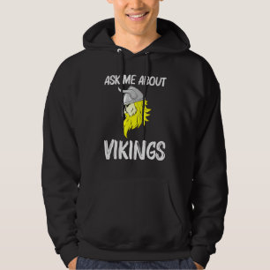 Coole Beobachtung von Männern Frauen Norse Horned  Hoodie