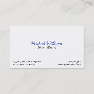 Coole Berufliche Schlichte Elegante Business Card Visitenkarte