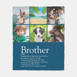 Coole Best Ever Bruder Definition 6 Foto Collage Fleecedecke