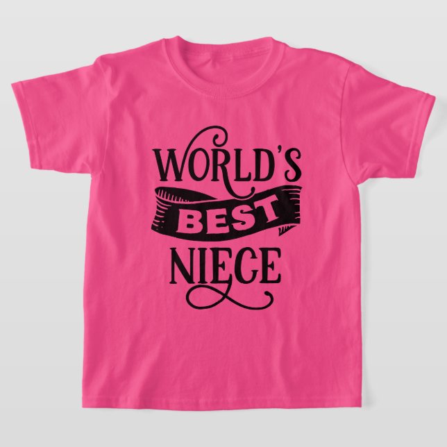 Coole beste Nichte der Welt  T-Shirt (Ablage )