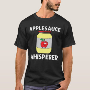 Coole Bewerbung für Männer Frauen Süßigkeiten Apfe T-Shirt