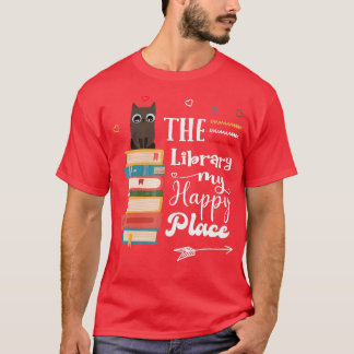 Coole Bibliothekskunst für Männer Buchwürmer Bibli T-Shirt