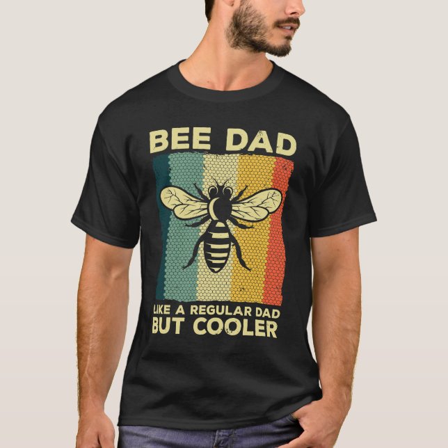 Coole Bienenzucht Kunst Männer Vater Bienenstock B T-Shirt (Vorderseite)