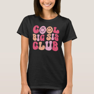 Coole Big Sis Club Mädchen Kunst - Retro Groovy gr T-Shirt