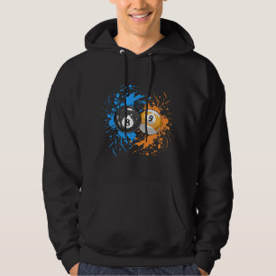 Coole Billard-Balls für 8 Ball und 9 Ball Player Hoodie