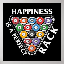 coole Billardfans Poster