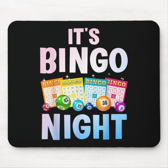 Coole Bingo Night Art für Männer Frauen Bingo Love Mousepad (Vorne)