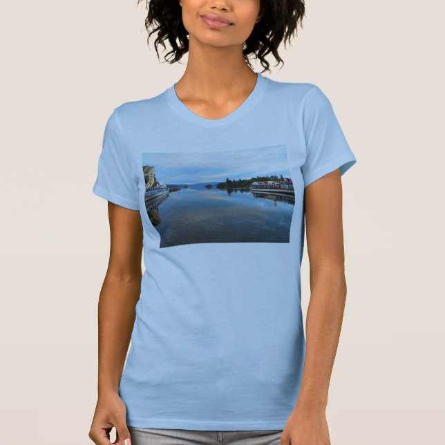 COOLE BLAUE DÄMMERUNG - SEE WINDEMERE - T-Shirt (Vorderseite)