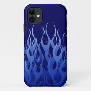 Coole blaue laufende Automobilflammen Case-Mate iPhone Hülle