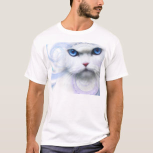 coole blaue mit Augen Katzenabstimmung 2016 T-Shirt