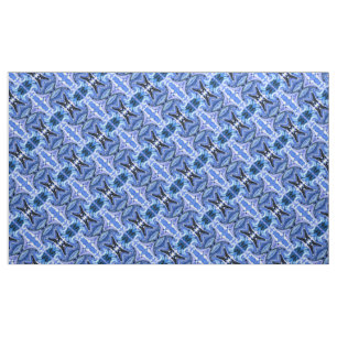Coole blaue Mode Stoff