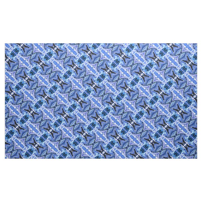 Coole blaue Mode Stoff (Yard (91,4 cm))
