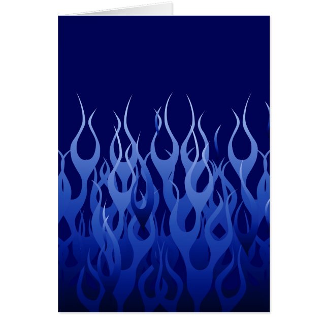 Coole blaue Racing-Flammen (Vorne)