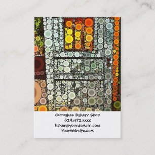 Coole blaue Tür südwestlicher Hof Holztür Visitenkarte