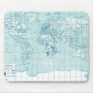 Coole blaue Welt - Sammlung Mousepad
